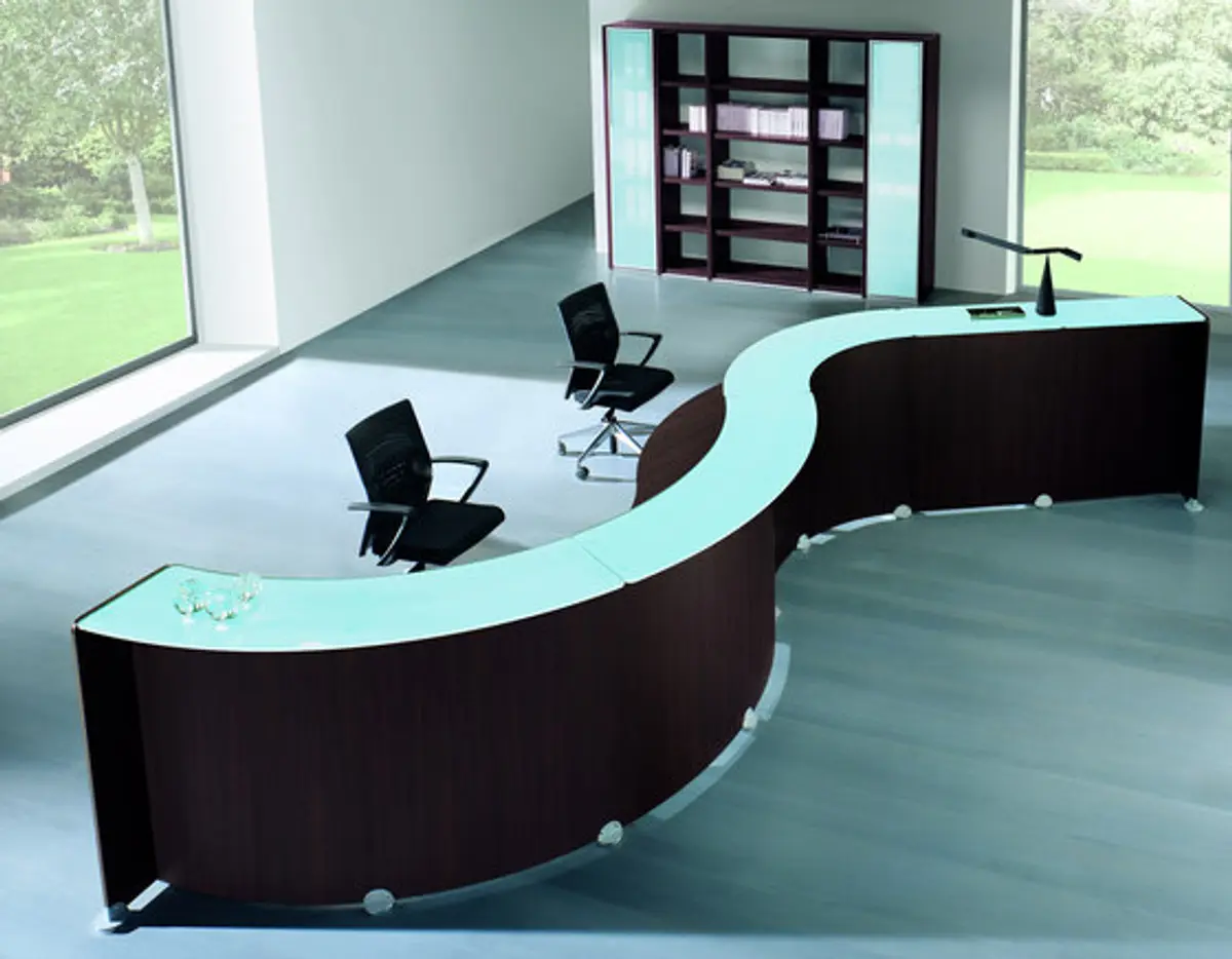 Empfangstisch "Reception Glass" von Quadrifoglio