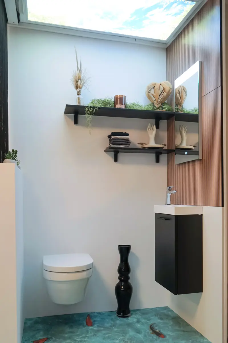 Badplanung Structura - Eiche Nero NB/Schwarz