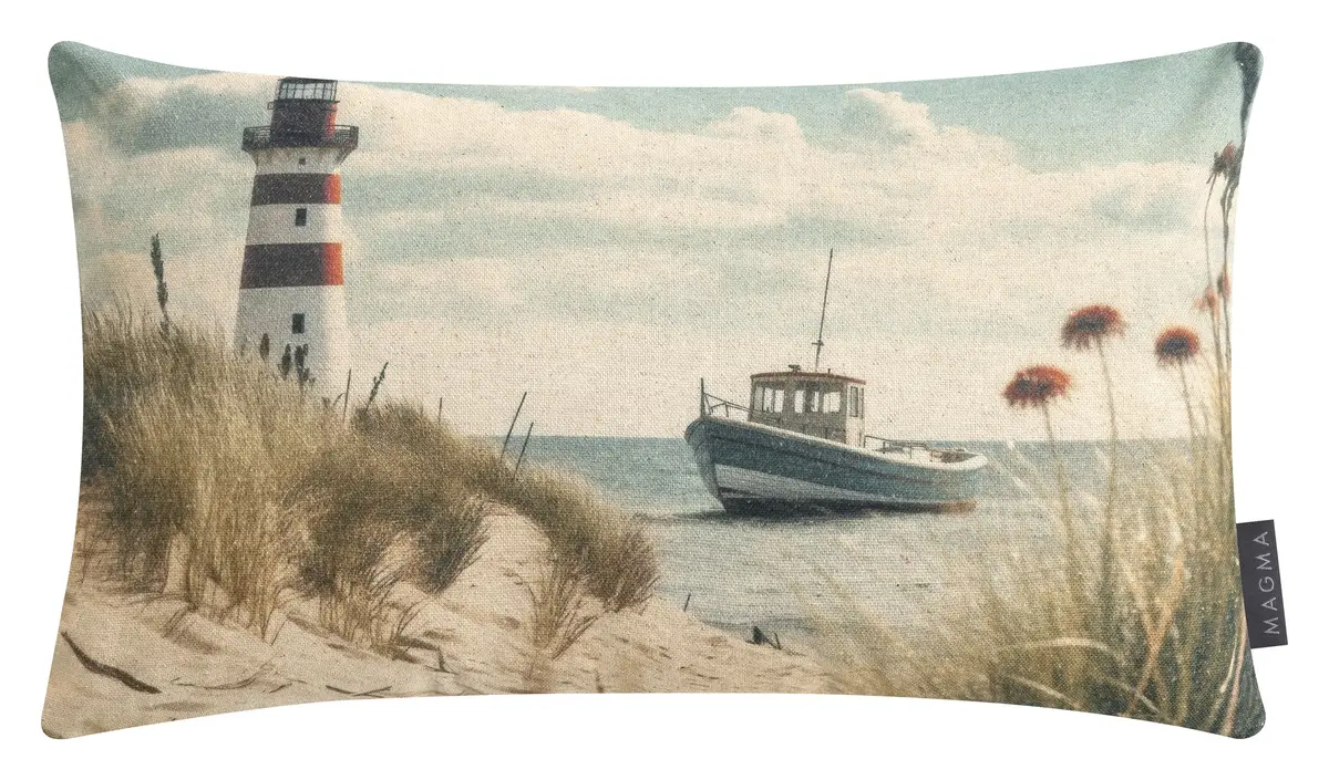 Kissen Sea Breeze, Leuchtturm 30x50cm