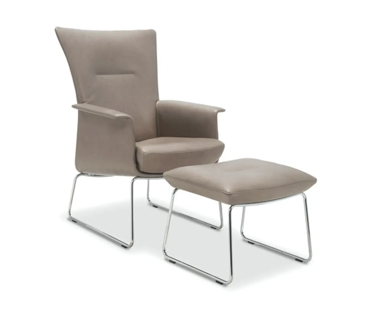 Sessel mit Fußhocker "Aida" von Jori