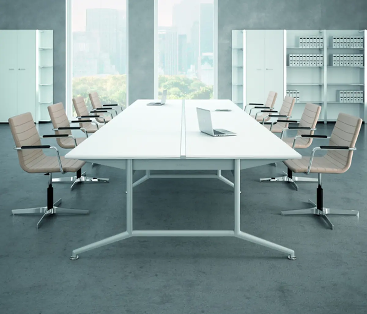 Konferenztisch "X2" von Quadrifoglio