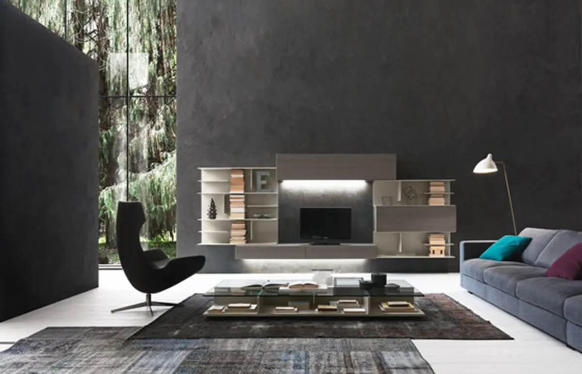 Wohnwand "I-modulART" von Presotto
