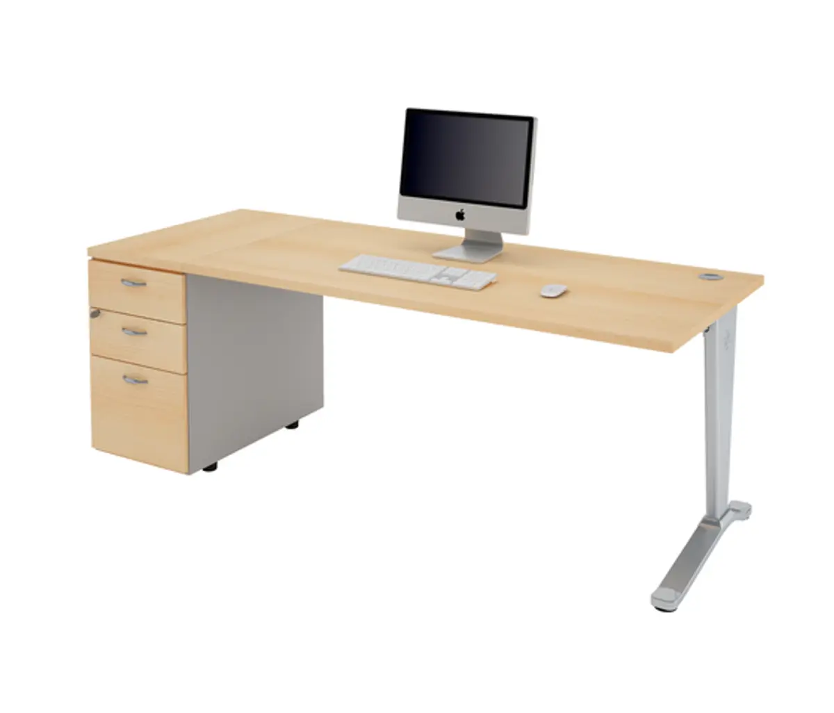 Büro-Einzeltisch "Idea+ Ypsilon" von Quadrifoglio