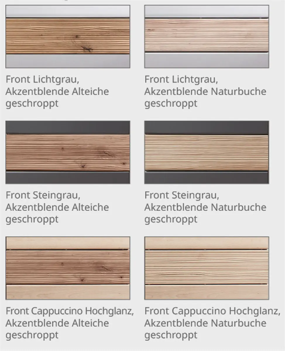 Dekor-Kombinationen Zweifarbig