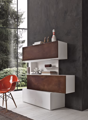 Schrank "InclinART Cor-ten" von Presotto