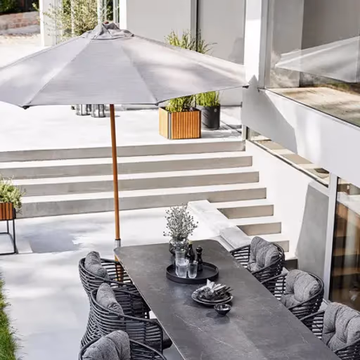 Cane-line CLASSIC Sonnenschirm, 240 cm, rund 