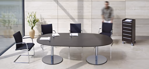 Konferenztisch "Let's talk Round" von Vario