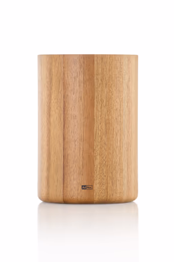 AdHoc Wein-Sekt-Champagnerkühler Akazienholz Edelstahl