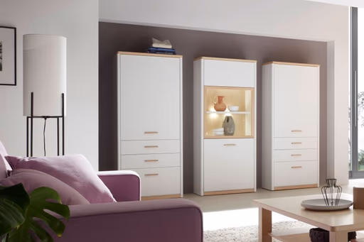 Schrank- und Vitrinenkombi SOLUTION