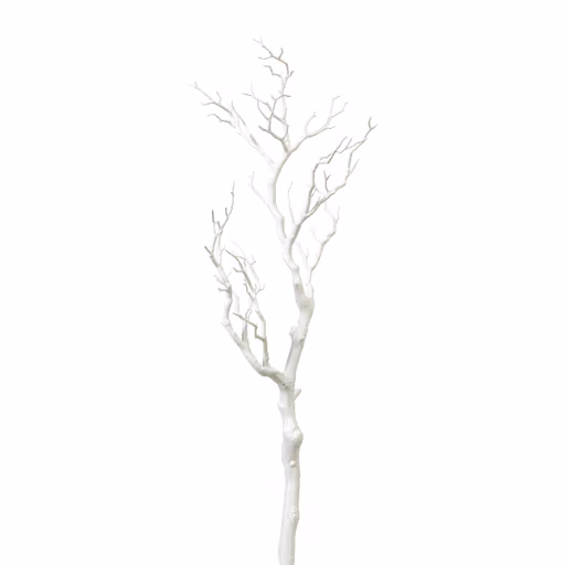 Deko Ast Weiß groß 73 cm Dekozweig