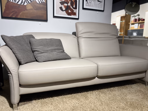 Erpo Avantgarde Leder Pearl 2,5 Sitzer Sofa
