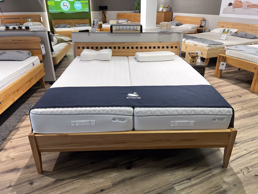 Bett Kernbuche massiv geölt