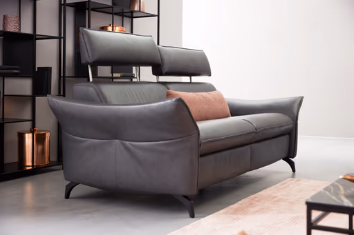 2,5-Sitzer Sofa Nuvola in Longlife Soft Leder