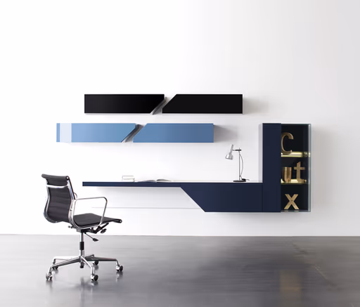 Schreibtischlösung "Cut X" von Sudbrock