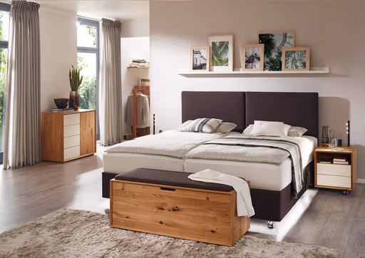 Einzel- oder Duo-Komfortpolsterbett Nevara Boxlike