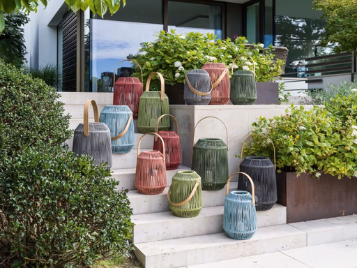 NELE Laterne schiefergrau &nbsp;