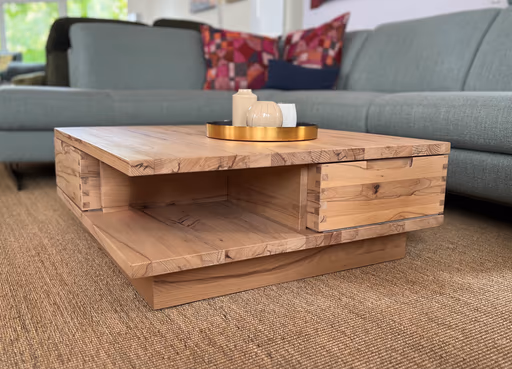 Couchtisch Global Cabrera Astbuche massiv