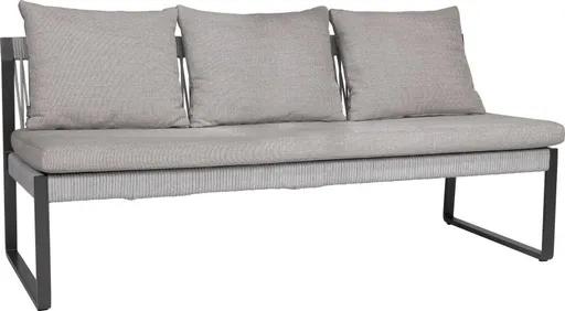 TAMMO 3-Sitzer Bank granitgrau