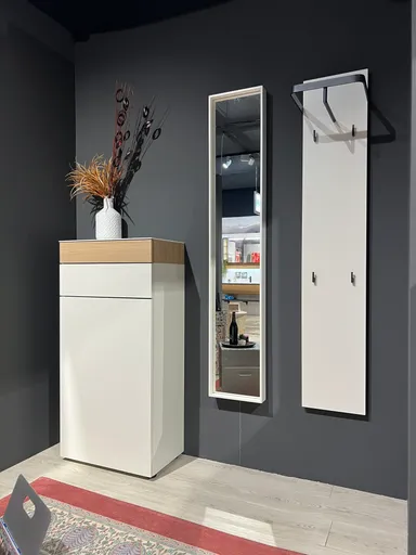 Contur Aversa Garderobe 3-teilig Lack weiß
