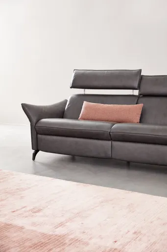 3-Sitzer-Sofa Nuvola in Longlife Soft Leder