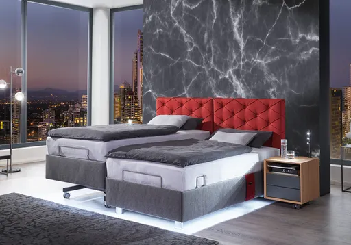 Einzel- oder Duo-Komfortpolsterbett Milano Boxlike