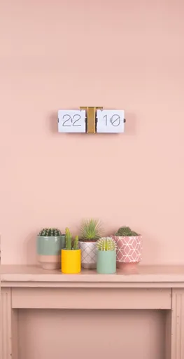 Karlsson Flip-Clock, Weiß