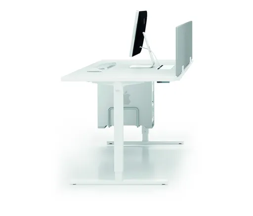 Büro-Einzeltisch "Idea+ Tube" von Quadrifoglio