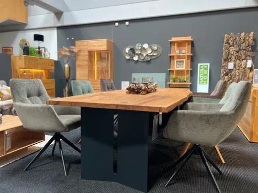 Moderne Essgruppe Duna / Nashville Esstisch mit 6 Stühlen
