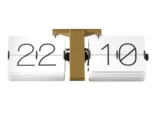Karlsson Flip-Clock, Weiß