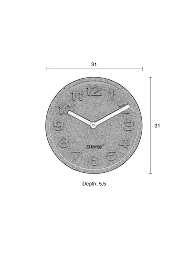 Zuiver Wanduhr Cork Kork