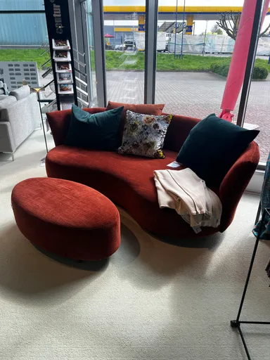 Sofa mit Hocker “SOFIA“