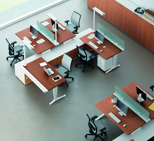 Büro-Tischsystem "Idea+ Ypsilon" von Quadrifoglio