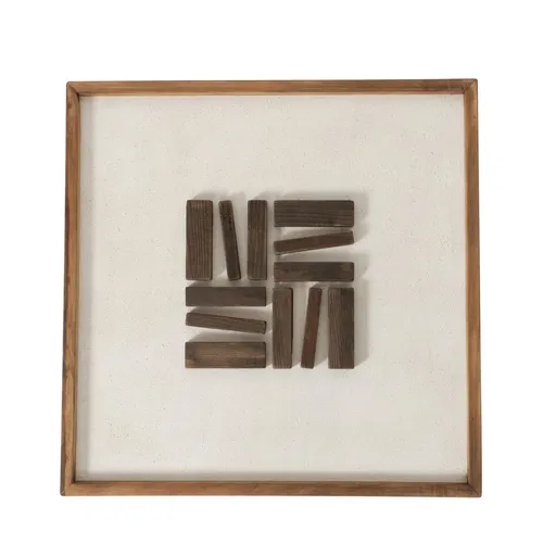 Bild Posito Wandbild Deko abstrakt Holz handgearbeitet