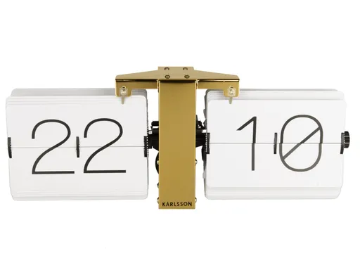 Karlsson Flip-Clock, Weiß