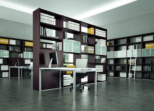 Büro-Regalsystem "Libreria" von Quadrifoglio