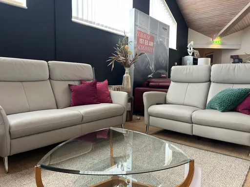 Polstergarnitur Natura Fresno Leder 2-Sitzer und 2,5-Sitzer Sofa 