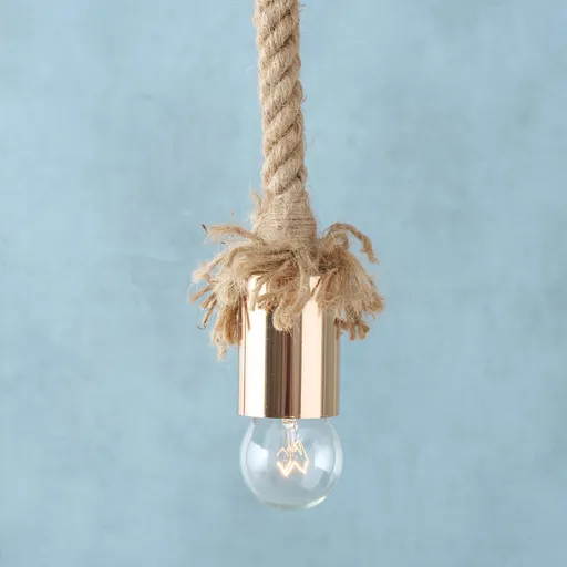Deko-Leuchte Toko Seil-Lampe Jute Vintage Design