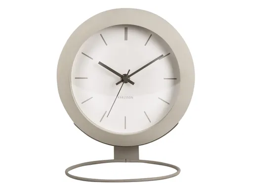  Karlsson Tischuhr Nirvana Globe warm grey