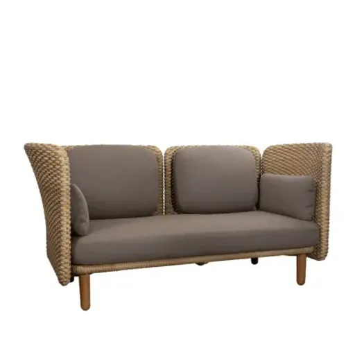 Cane-line Arch 2-Sitzer Sofa mit niedrige Armlehne/Rückenlehne