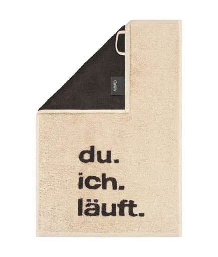 Frottiertuch 30 x 50 cm Du, ich, läuft