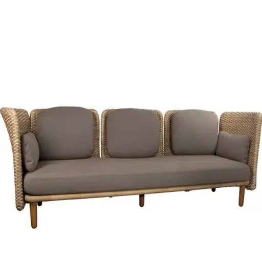 Cane-line Arch 3-Sitzer Sofa mit niedrige Armlehne/Rückenlehne