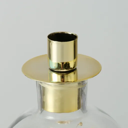 Kerzenleuchter NOVARA mit Trockenblumen Deko Vintage