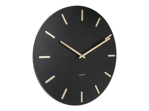 Karlsson Wanduhr Charm black