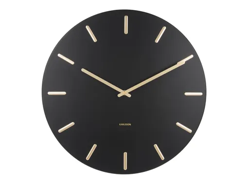 Karlsson Wanduhr Charm black