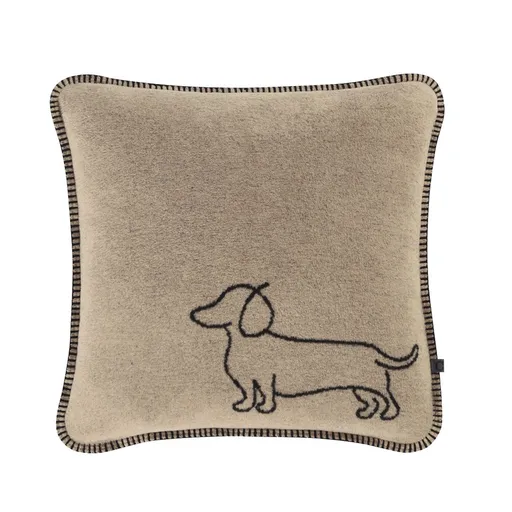 Kissenhülle, 50x50 cm, schwarz 93, we love dogs