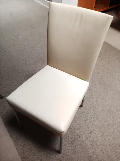 4x Stuhl in echt Leder