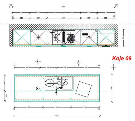 Einbauküche TAR + AVO