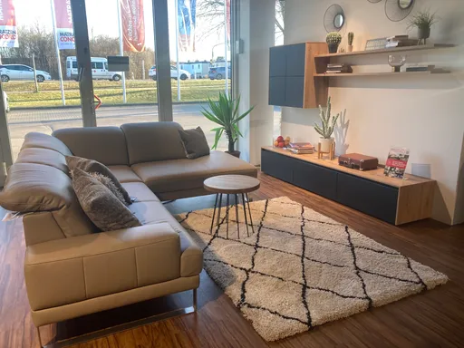 Ledersofa BRANDY mit Sitzverstellung - in Dillingen