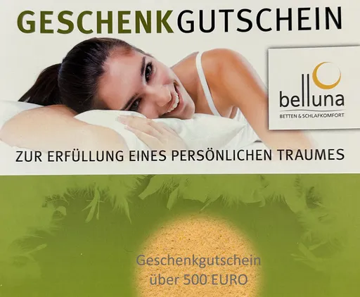 Geschenkgutschein im Wert von 500 EUR