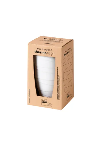 ASA Thermobecher Twisted Weiß 0,35 l